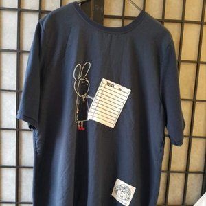 korean bunny note t shirt